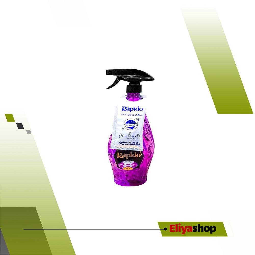 شیشه پاک کن براق کننده اقتصادی + ساشه یدکی Rapido راپیدو 500 میلی لیتری 